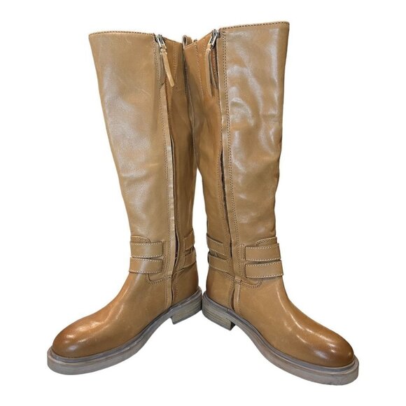 𝅺new Without Box Women’s  Sam Edelman Freda Tall Boot in Cashew -SIZE 5 - Picture 8 of 11